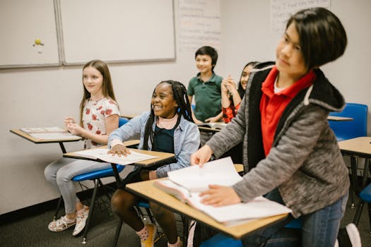 students engaged in a group study session