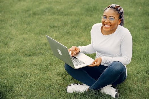 student studying with positive affirmations