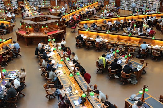 students studying in a group